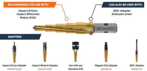 HMT VersaDrive ImpactaStep Cutter, 18-20-22-24-26mm 506010-0260-HMR - ImpactaStep Adapters.jpg